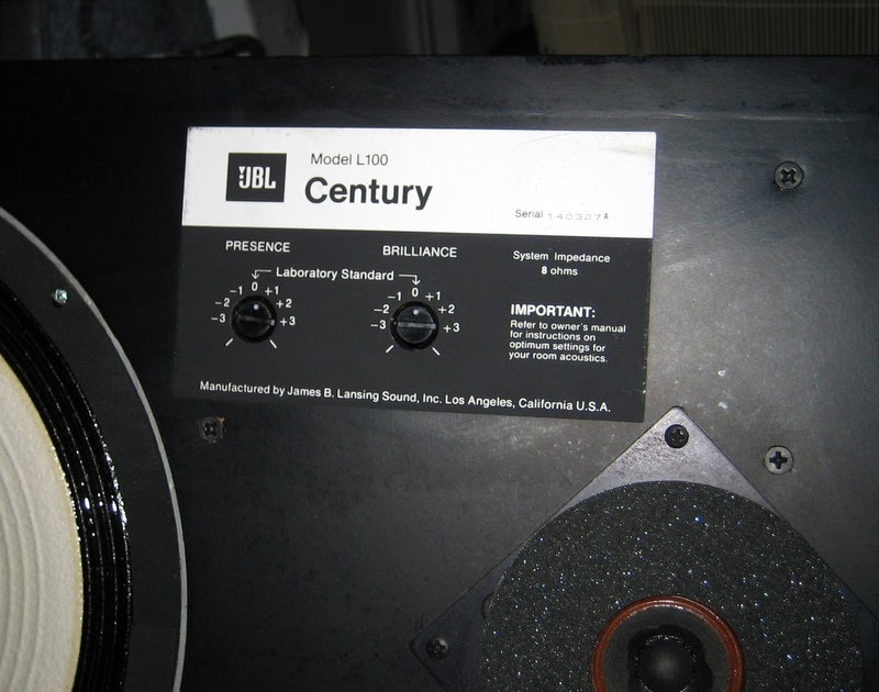 jbl l100 century review