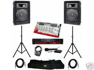My Musical Instruments: My 2000 WATT DJ System