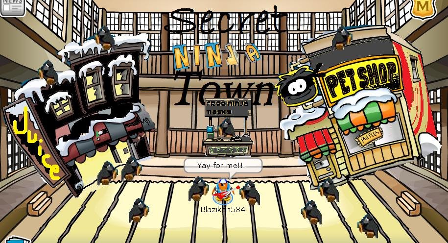 I discovered Ninja Town!!!
