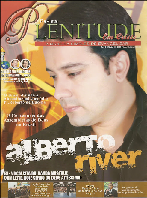 PUBLICAÇÃO DA VIDA DO ALBERTO RIVER NA REVISTA "PLENITUDE EM CRISTO"