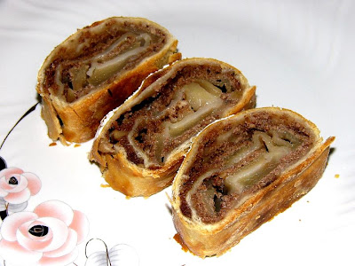 Strudel de manzanas y nueces