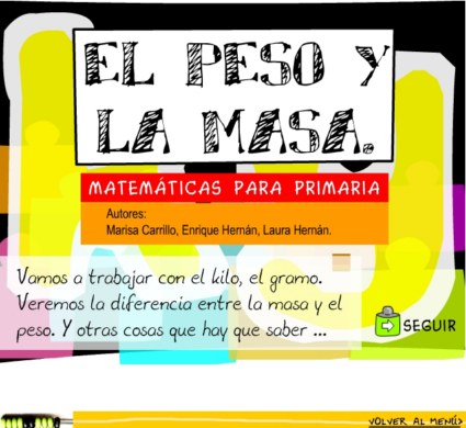 el peso y la masa el de tercer ciclo el peso y la masa el de tercer ciclo
