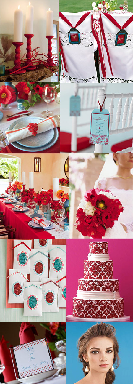 South Austin Wedding Story aqua red