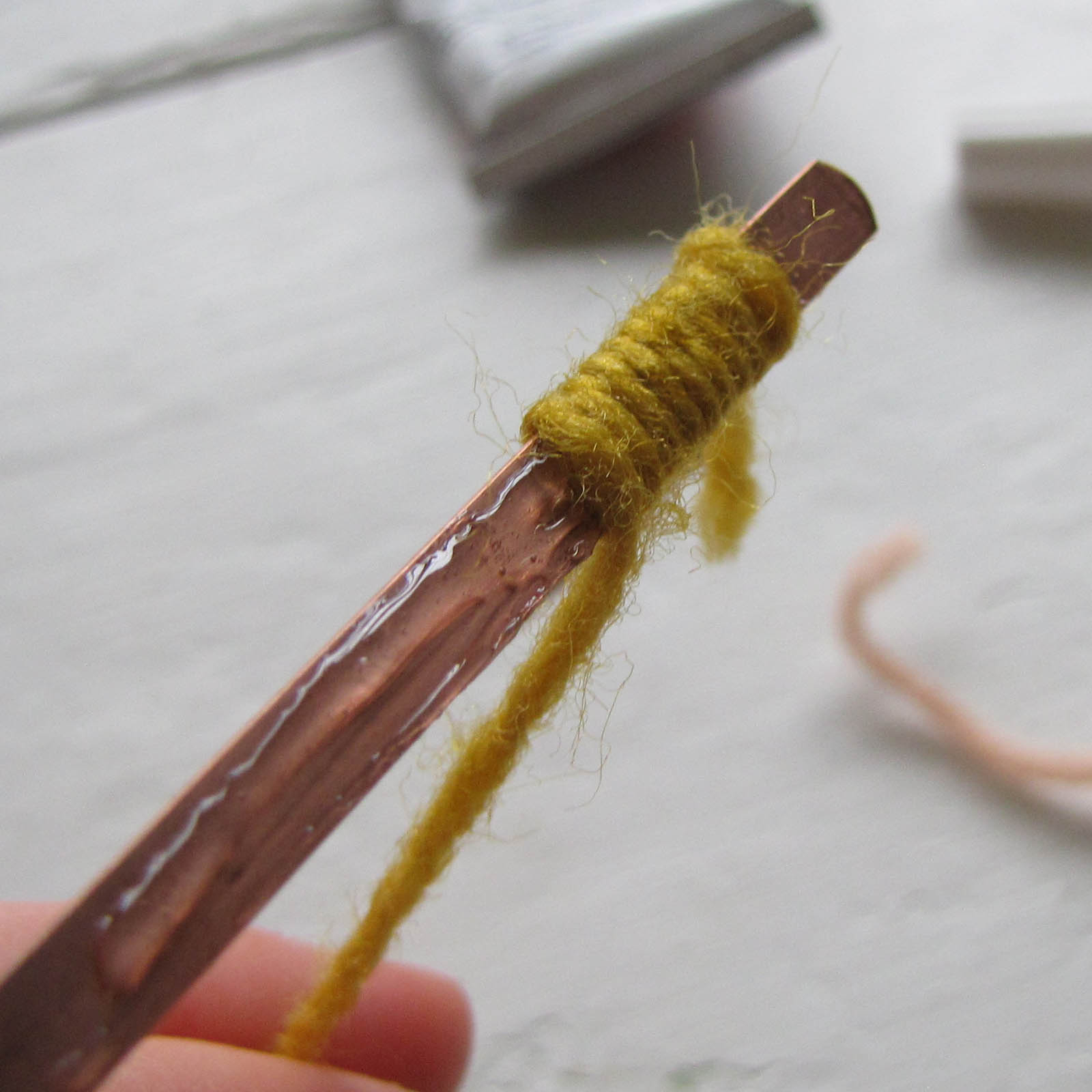 Blue Bird Lucy's Tutorial!!! Yarn Wrapped Headband