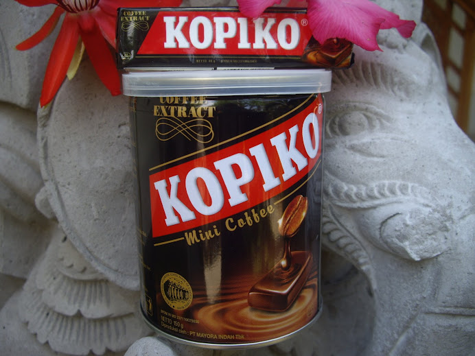 KOPIKO GIFT CAN AND PURSE-SIZE PACK--COFFEE FLAVORED SUCKING CANDY--KOPIKO BRAND MINI-COFFEE