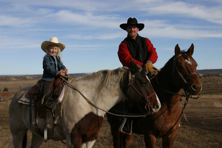 Aspen & Brad Gathering Cows