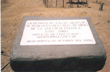 Placa en homenaje a los caídos, Huarmaca, Huancabamba