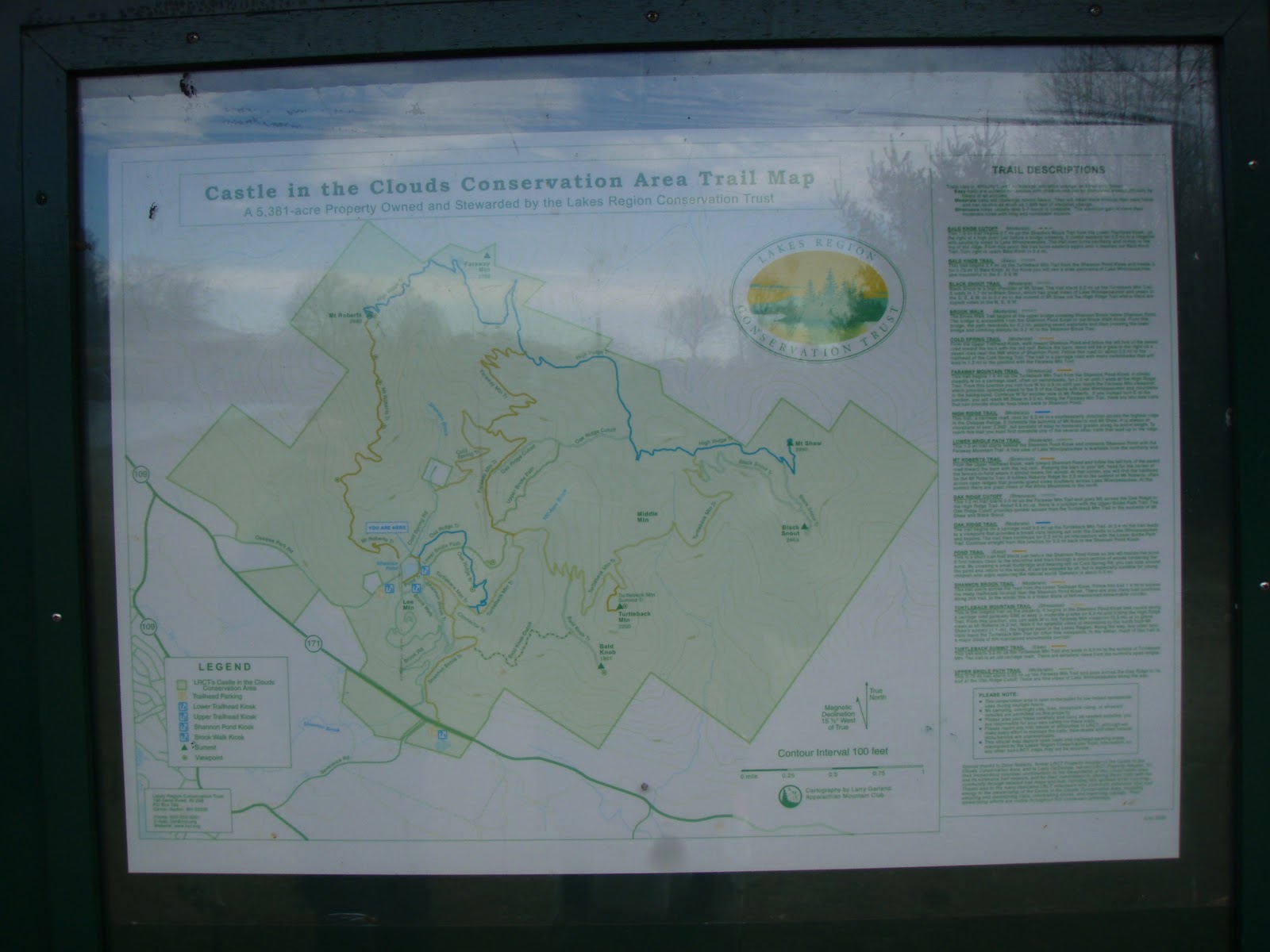Castle In The Clouds Trail Map Hikethesummits Castle In The Clouds Conservation Area 11 7 10