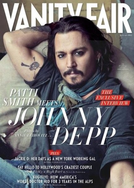 Johnny Depp on Vanity Fair January 2011 Cover