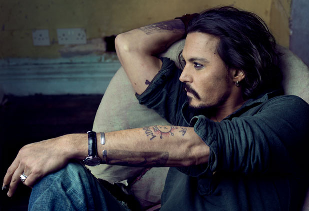 Johnny Depp on Vanity Fair January 2011 Cover