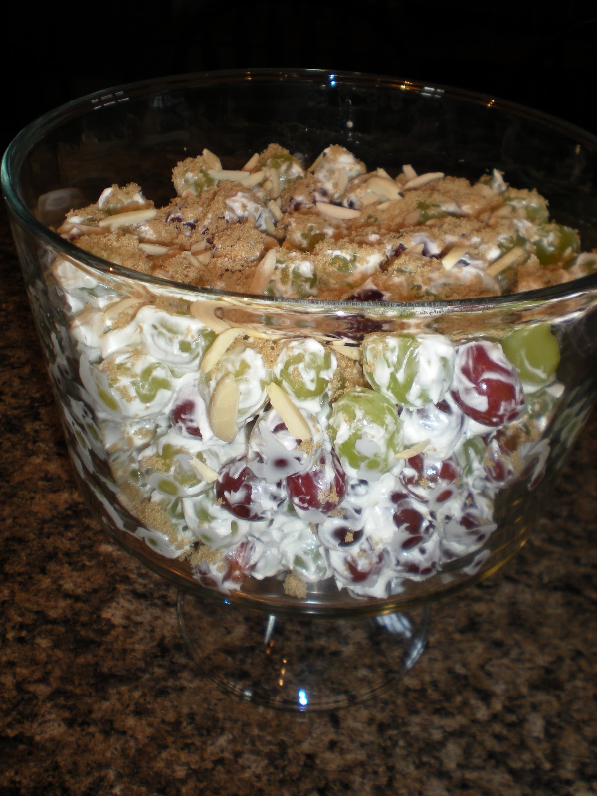 grape salad with marshmallow cream