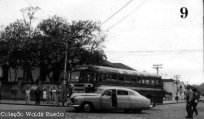 Foto antiga de Santos em 1956 - arquivo Policia Civil coleção de Waldir Rueda