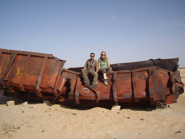 Sahara Train Wreck