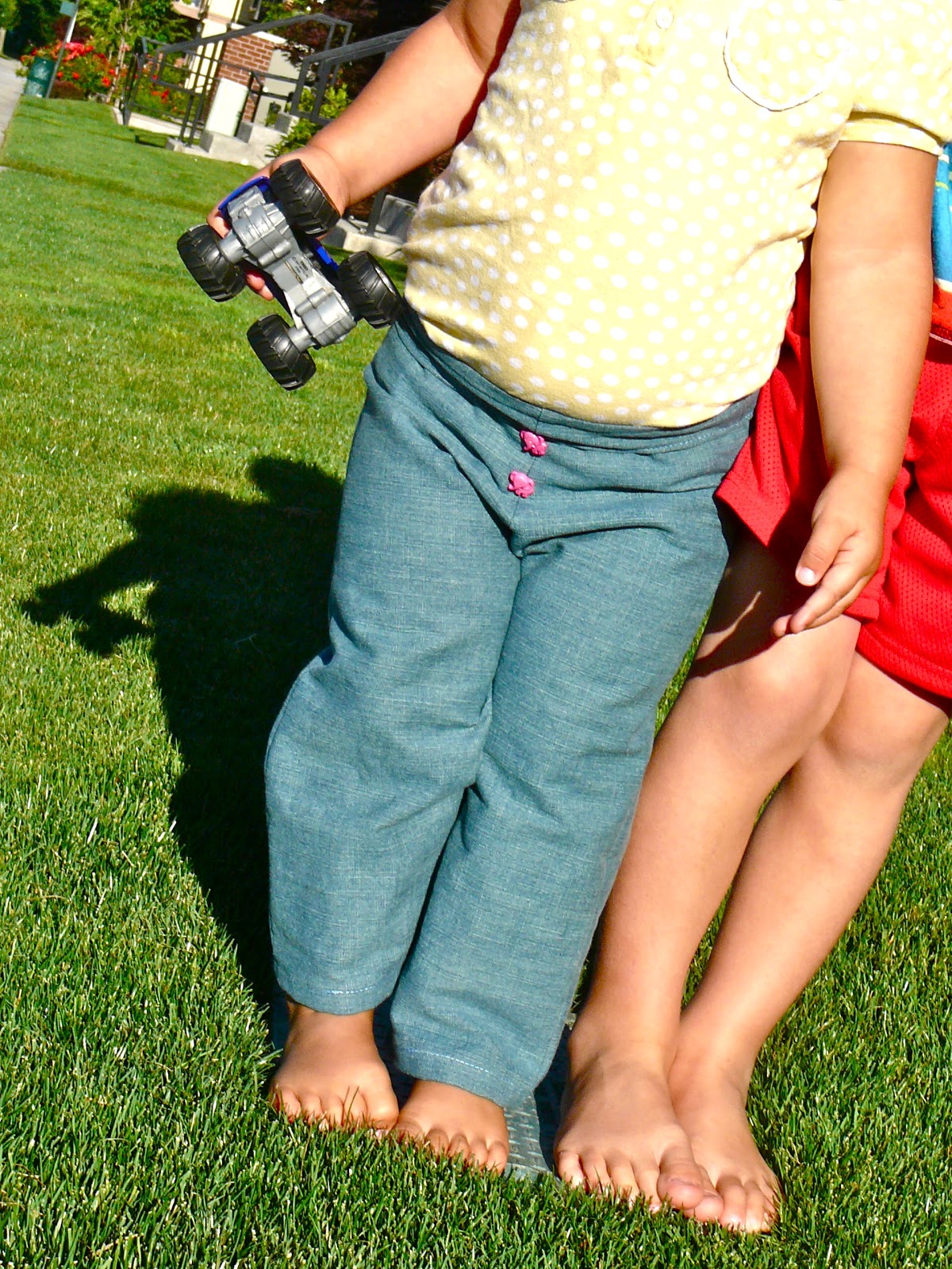 Pretty Dubs A Preview Little Girl Pants and Avocado Egg Rolls