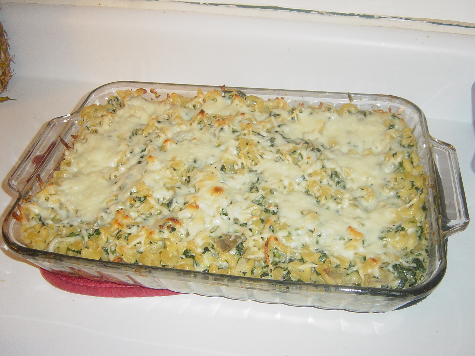 2014 a Brand New Year! Spinach Artichoke Chicken Alfredo Bake