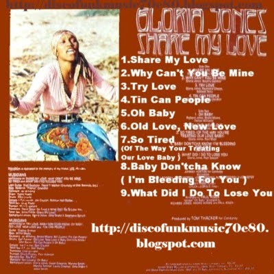 Gloria Jones - Share My Love Gloria Jones - Share My Love