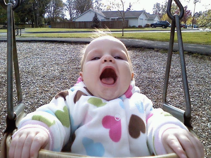 Swinging at the park!
