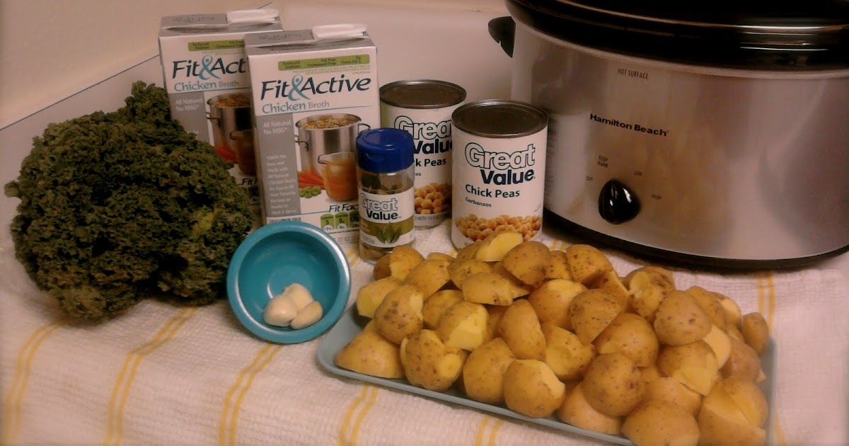 my yellow umbrella Garbanzo Bean and Potato Soup with Pesto