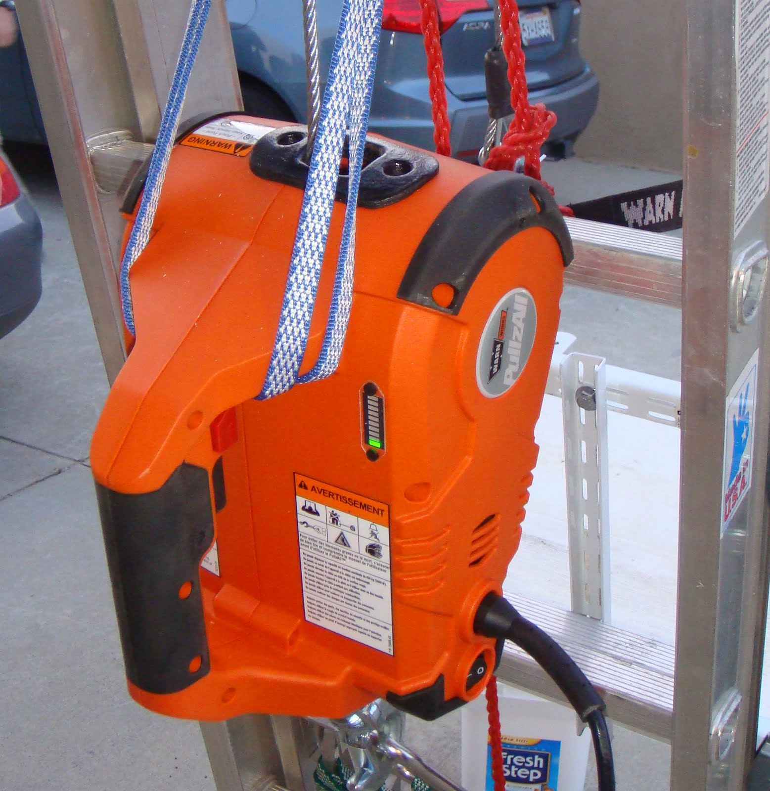 Portable LadderVator The Winch