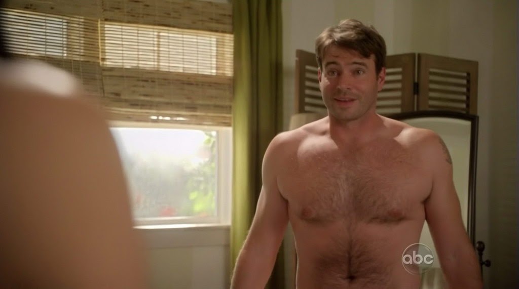 Scott Foley is shirtless on the episode "Scare Easy" of C...