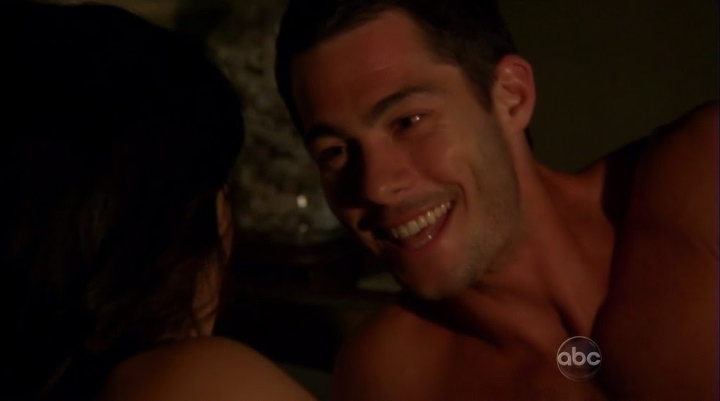 Brian Hallisay is shirtless on the episode "Fleas and Casserole" ...