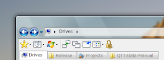 qttabbar top Get the Tabbed Browsing in Windows Explorer for Windows XP/Windows Vista