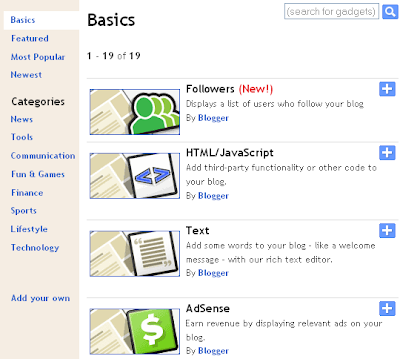 How to add Adsense or any other Ad code in various places in Blogger blog Add Gadget