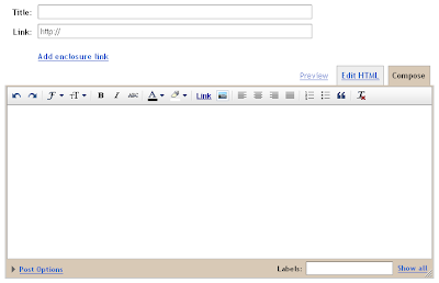 New Blogger Post Editor New Post Editor in Blogger