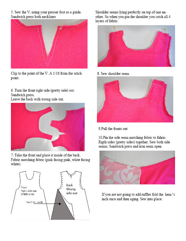 Couturier Mommy The Reversible Ribbon Dress Diy baby clothes