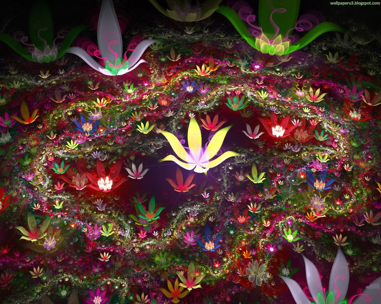 3D Flowers Wallpapers