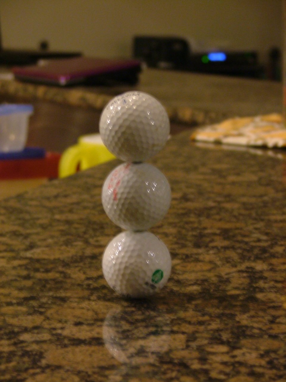 Stacked Golf Balls