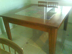 Mesa Tampo Decorativo Quadrada