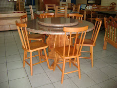 Mesa 1,50 com tampo giratório