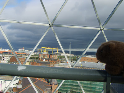 The Wombat in the dome at Victoria Square Belfast