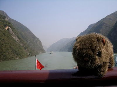The Wombat goes down the River Yangtze