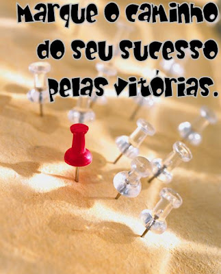 Marque o caminho do seu sucesso pelas vitórias.