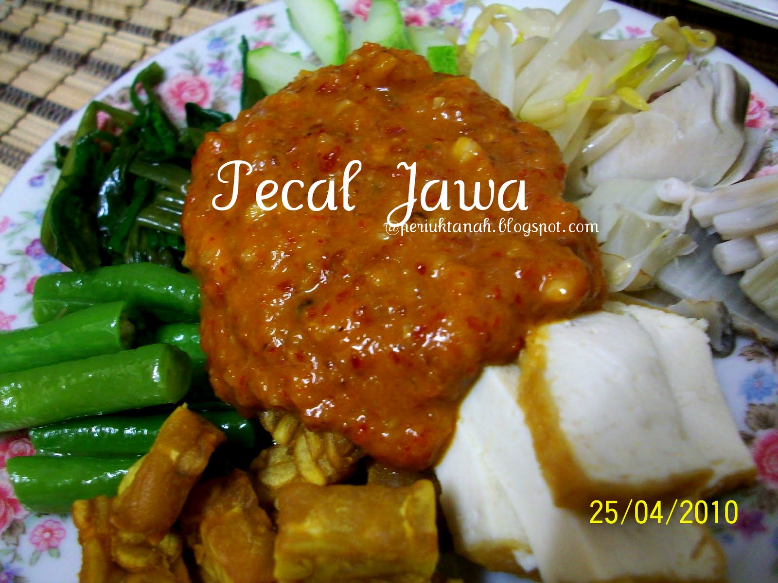 Periuktanah Pecal Jawa