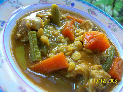 Nasi Briyani, Ayam Masak Merah, Daging Masak Merah berempah Ala Utara