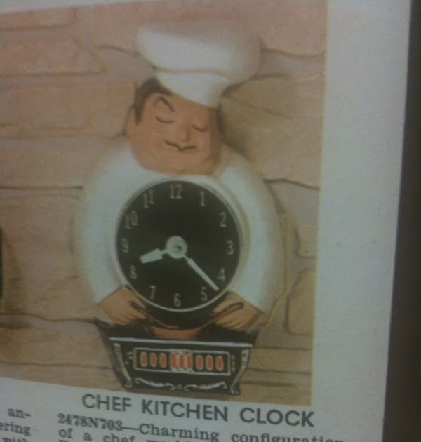 Mastercrafters Clocks Adorable Kitchen Chef Animated Light Up