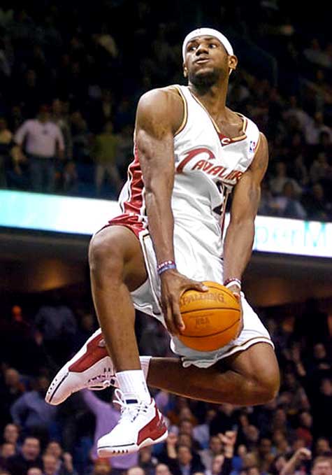 lebron james dunking on. kobe bryant dunks on lebron