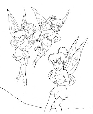 Best tinkerbell and friends coloring pages