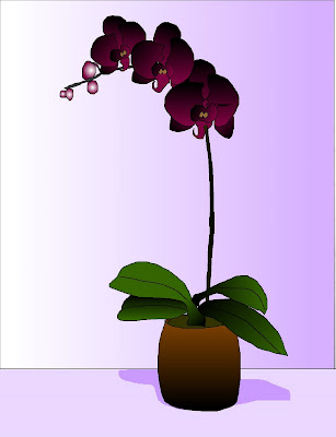 This first one is entitled Another Purple Orchid 