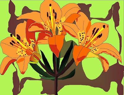 red tiger lily bouquet. Angeles tiger lilly chandelier