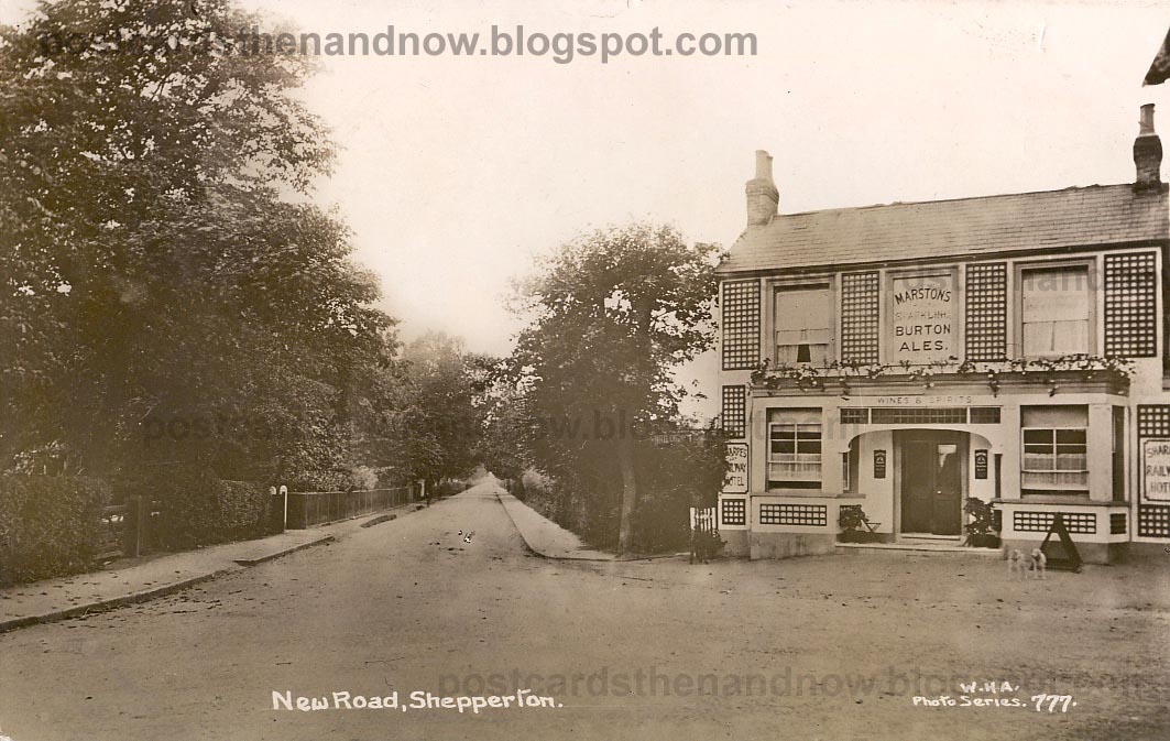 Postcards Then and Now Shepperton, Middlesex c1912