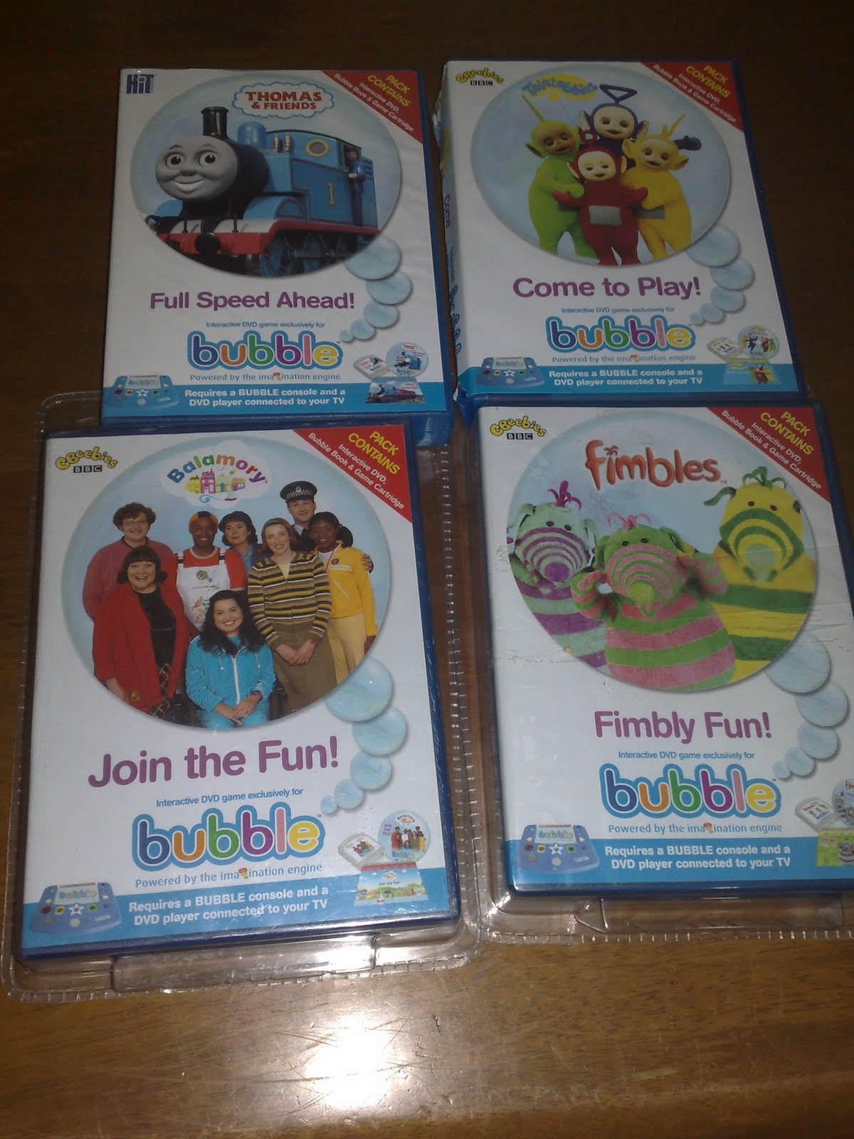 Bubble DVD IQ Games For Childrens and Parents