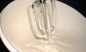 mostly stiff egg whites