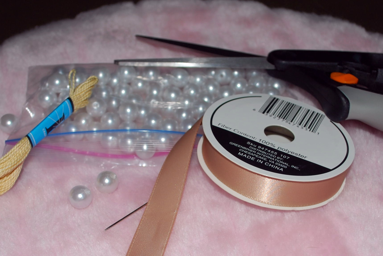 Heather Giustino Blog Ribbon and Pearl Necklace Tutorial