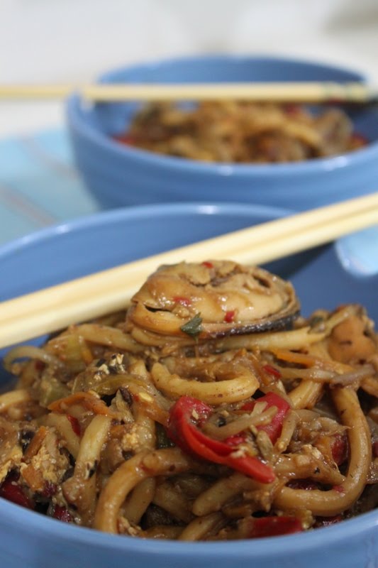 More than Words Black Bean Sauce Seafood Udon