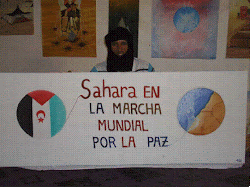 el sahara por la marcha mundial por la paz