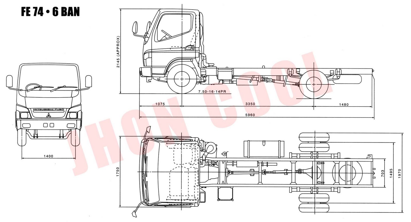 BURSA TRUCK: Colt Diesel FE 74 (6 Tires)